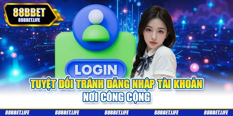 Tuyệt đối tránh đăng nhập tài khoản nơi công cộng